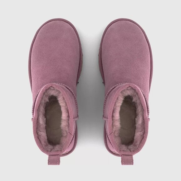 NEW UGG - Size 10, Women's Classic Ultra Mini Boots - Dusty Orchid - Picture 3 of 4